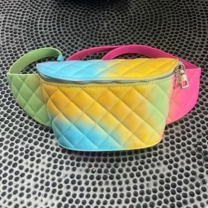 New multi colored Fanny Pack